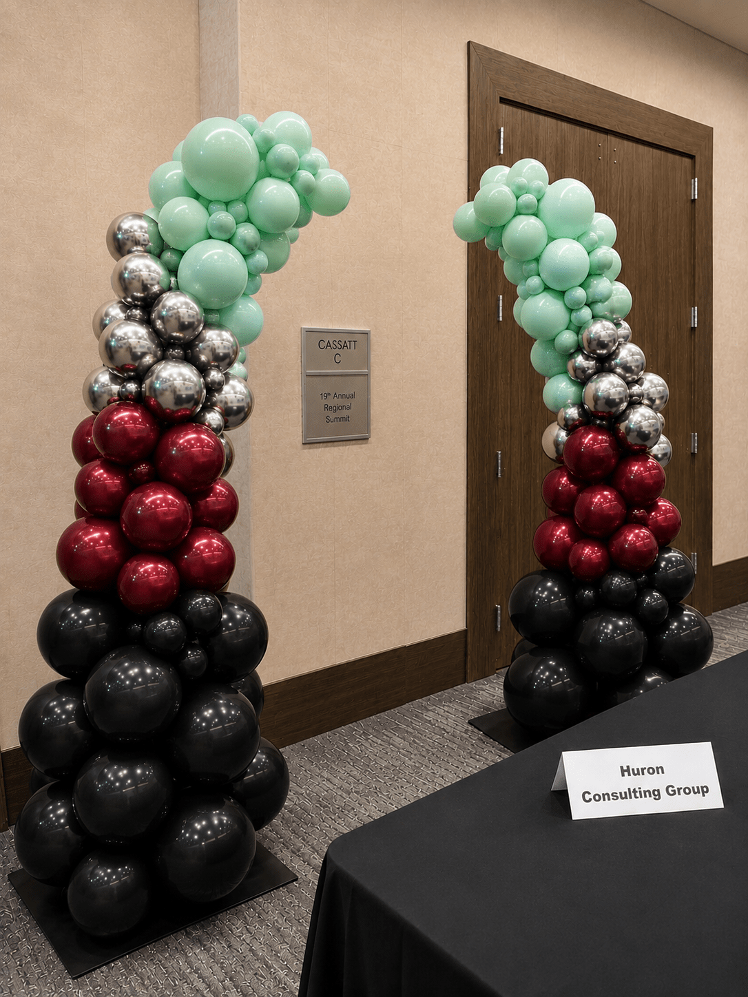 balloon column delivery